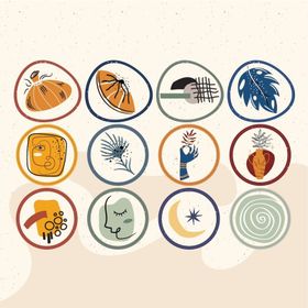 PYTK015 Çıkart ma Çiçek Karışık Tasarımlı A5 Stickers