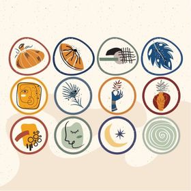 PYTK015 Çıkart ma Çiçek Karışık Tasarımlı A5 Stickers