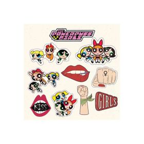 PYTK029 Çıkart ma Powerpuff Girls Tasarımlı A5 Stickers
