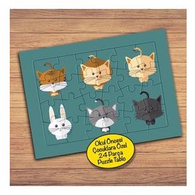 PZ113 Hayvanları Tanıyalım Çocuklara Özel Puzzle Yapboz Tablo