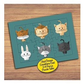 PZ113 Hayvanları Tanıyalım Çocuklara Özel Puzzle Yapboz Tablo