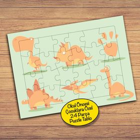PZ117 Sevimli Hayvanlar Çocuklara Özel Puzzle Yapboz Tablo