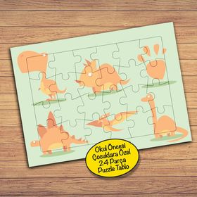 PZ117 Sevimli Hayvanlar Çocuklara Özel Puzzle Yapboz Tablo