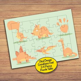 PZ117 Sevimli Hayvanlar Çocuklara Özel Puzzle Yapboz Tablo