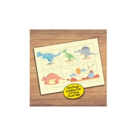 PZ118 Yanardağ ve Dinazorlar Çocuklara Özel Puzzle Yapboz Tablo