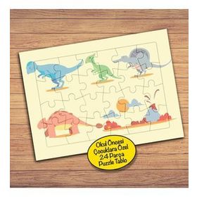PZ118 Yanardağ ve Dinazorlar Çocuklara Özel Puzzle Yapboz Tablo