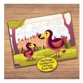 PZ121 İki Sevimli Arkadaş Çocuklara Özel Puzzle Yapboz Tablo