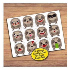 PZ137 Binbir Surat Sevimli Hayvan Çocuklara Özel Puzzle Yapboz Tablo