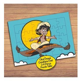 PZ147 Uçan Halısı ve Alaaddin Çocuklara Özel Puzzle Yapboz Tablo