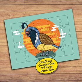 PZ148 Çirkin Kuş Yavrusu Çocuklara Özel Puzzle Yapboz Tablo
