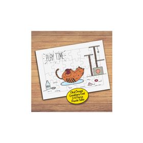 PZ167 Keyifli Kedicik Çocuklara Özel Puzzle Yapboz Tablo
