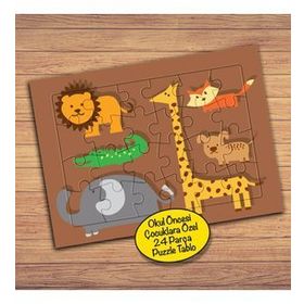 PZ182 Sevimli Hayvanlar Çocuklara Özel Puzzle Yapboz Tablo