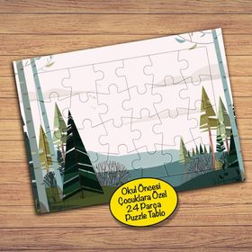 PZ187 Amazon Ormanları Çocuklara Özel Puzzle Yapboz Tablo