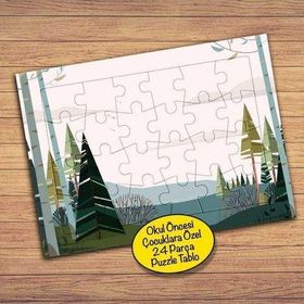 PZ187 Amazon Ormanları Çocuklara Özel Puzzle Yapboz Tablo