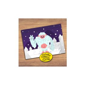 PZ202 Gülümseyen Uzaylı Çocuklara Özel Puzzle Yapboz Tablo