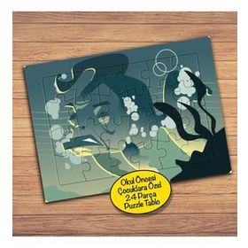 PZ68 Öfkeli Büyük Balık Çocuklara Özel Puzzle Yapboz Tablo