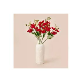 Q-Art 34 cm Bordo Dekoratif Yapay Papatya