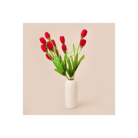 Q-Art 38 cm Kırmızı Manolya Yapay Çiçek