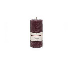 Q-Art 7x15 cm Powder Silindir Blok Mum