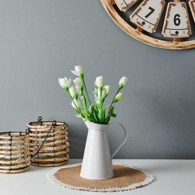 Q-Art Manolya Beyaz Yapay Çiçek