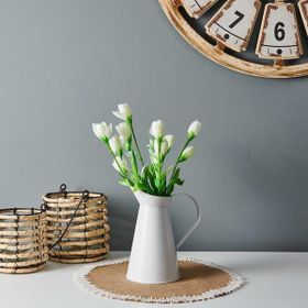 Q-Art Manolya Beyaz Yapay Çiçek