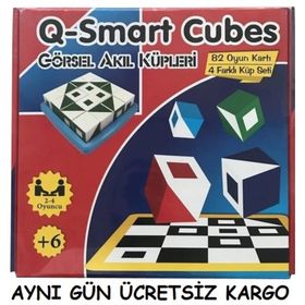 Q-Bitz Smart Cubes Görsel Beceri Küpleri Akıl ve Zeka Oyunu