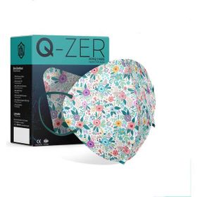 Q-Zer FFP2 Bahar Çiçekleri Desenli Meltblown Katmanlı 100 Adet N95 Maske