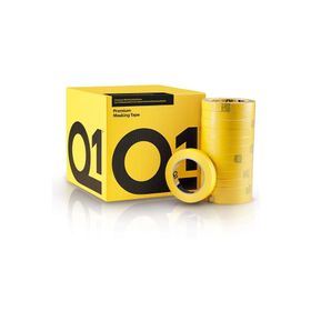 Q1 Premium Sarı 18 mm 50 m Maskeleme Bantı
