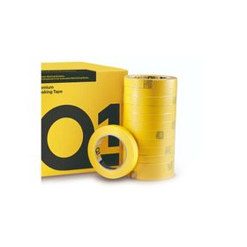Q1 Premium Sarı 24 mm 50 m Maskeleme Bantı