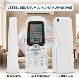 Qaso Vestel Uyumlu Klima Kumandası