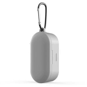 Qcy T1s/t2c Beyaz Bluetooth Kulaklık İçin Silikon Koruma Kılıf+ Anahtarlık