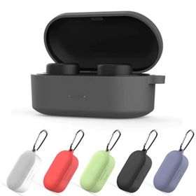 Qcy T1s/t2c Mor Bluetooth Kulaklık İçin Silikon Koruma Kılıf+ Anahtarlık