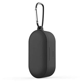 Qcy T1s/t2c Siyah Bluetooth Kulaklık İçin Silikon Koruma Kılıf+ Anahtarlık