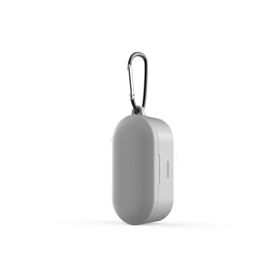 Qcy T1s/t2c Siyah Bluetooth Kulaklık İçin Silikon Koruma Kılıf+ Anahtarlık