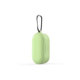 Qcy T1s/t2c Siyah Bluetooth Kulaklık İçin Silikon Koruma Kılıf+ Anahtarlık