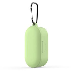 Qcy T1s/t2c Yeşil Bluetooth Kulaklık İçin Silikon Koruma Kılıf+ Anahtarlık