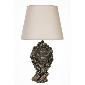 Qdec Aslan Gold Bej Abajur