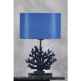 Qdec Cobalt Modern Dizayn Mercan Abajur