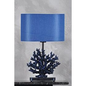 Qdec Cobalt Modern Dizayn Mercan Abajur