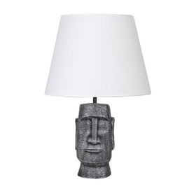 Qdec Gold Beyaz Modern Dizayn Moai Abajur