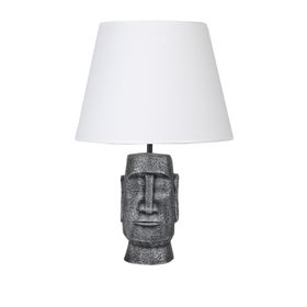 Qdec Gold Beyaz Modern Dizayn Moai Abajur