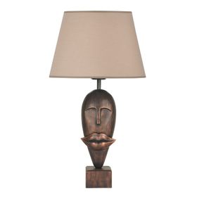 Qdec Modern Dizayn Bakır Bej Afrika Abajur