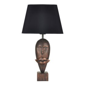Qdec Modern Dizayn Bakır Siyah Afrika Abajur