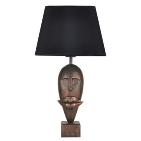 Qdec Modern Dizayn Bakır Siyah Afrika Abajur