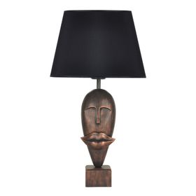 Qdec Modern Dizayn Bakır Siyah Afrika Abajur