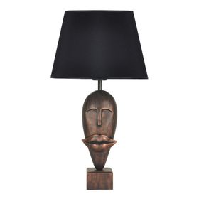 Qdec Modern Dizayn Bakır Siyah Afrika Abajur