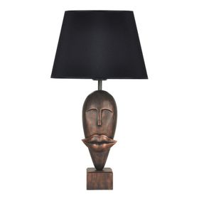 Qdec Modern Dizayn Bakır Siyah Afrika Abajur