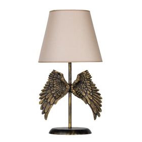 Qdec Modern Dizayn Gold-Bej Melek Abajur