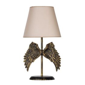 Qdec Modern Dizayn Gold-Bej Melek Abajur