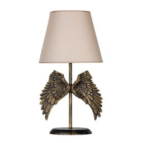 Qdec Modern Dizayn Gold-Bej Melek Abajur